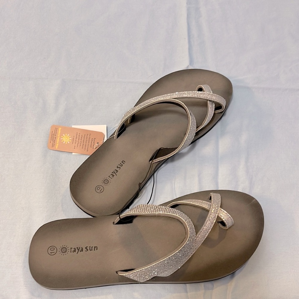 Raya Sun (RS Surf) Sandals Glitter straps women’s 10